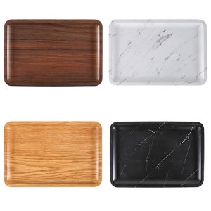 지코 멜라민 플레이팅 접시 디저트 카페 사각 그릇 M1351