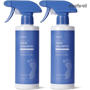 1+1 메르헨트 포밍 대용량 풋샴푸 400ml 레드자몽향 발냄새제거 발샴푸 풋케어
