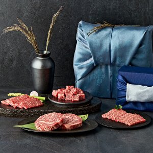 와규 소고기 선물세트 MB8-9 마블링 호주산 4종 800g 1.6kg 미트누에보