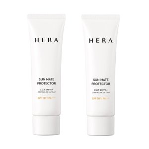 헤라 선메이트 프로텍터 50ml x 2개 세트 SPF50 데일리 메이크업 베이스 겸용