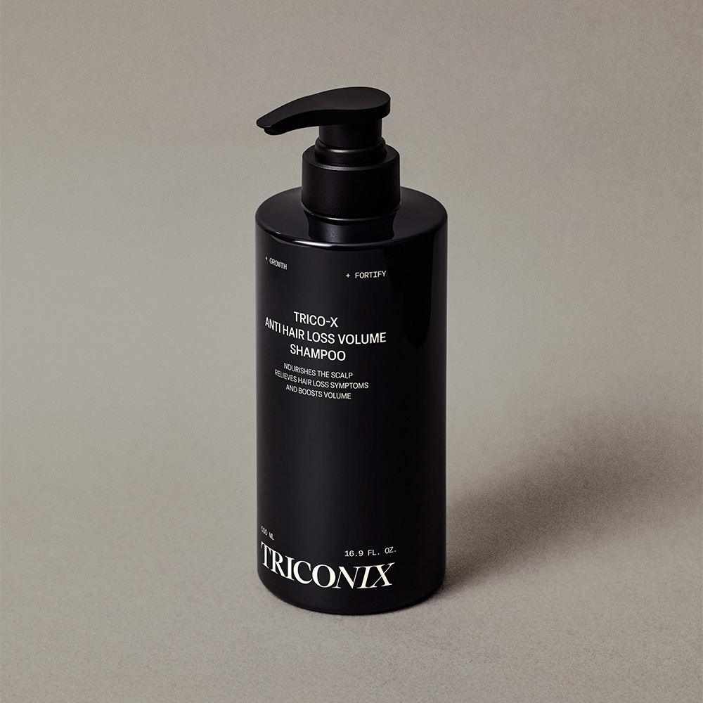 트리코닉스 트리코엑스 탈모완화 볼륨 블랙 샴푸 500ml, 1개