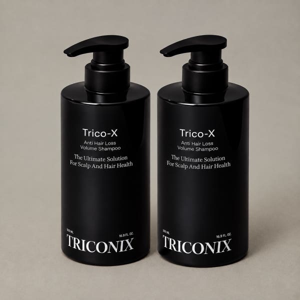 트리코닉스 트리코엑스 탈모완화 볼륨 블랙 샴푸
