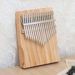 마호가니 17음계 엄지 손가락 피아노 핑거 건반 악기 선물 원목 조율 칼림바 세트 교육용