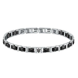 [Italian Design]마세라티 남자 세라믹 JM420ATI07 체인 메탈 스틸 주얼리 명품 패션 팔찌