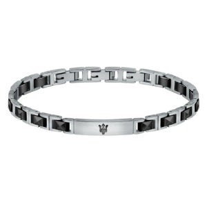 [Italian Design]마세라티 남자 세라믹 JM420ATI06 체인 메탈 스틸 주얼리 명품 패션 팔찌
