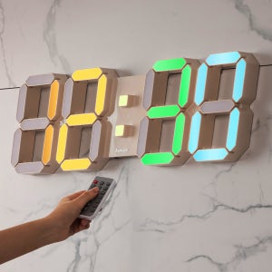국산 루나리스 오로라 위성 GPS 수신 LED 벽시계 54cm 대형 벽걸이led시계
