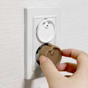 실리콘 콘센트 멀티탭 안전커버 가리개 2+2 (총4P)