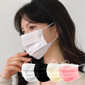 유앤미 국산 덴탈마스크 귀편한 여름 마스크 비말 여름용 L(대형), 화이트, 300개