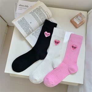 키키 여성 골프양말 여름 메쉬 중목 양말 3색세트