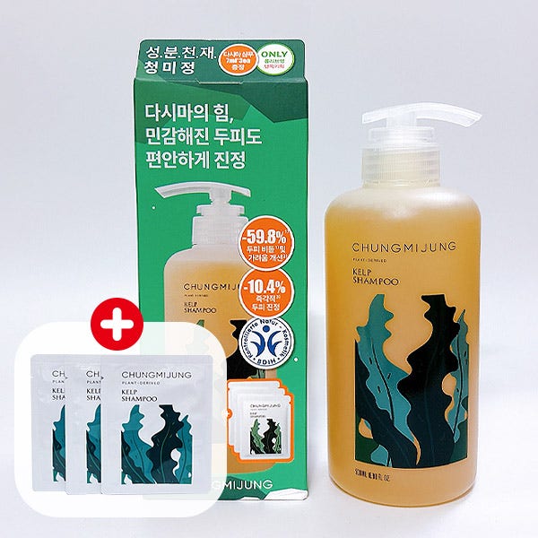 청미정 다시마 천연 샴푸 500ml +21ml