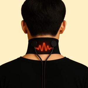 약손담 목 어깨 승모근 마사지기 뒷목 EMS 저주파기 경추근 이완기 사각근 흉쇄유돌근 목디스크
