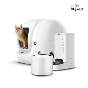 펫킷 공식 퓨라맥스2 고양이 자동화장실 AI집사 풀패키지 세트