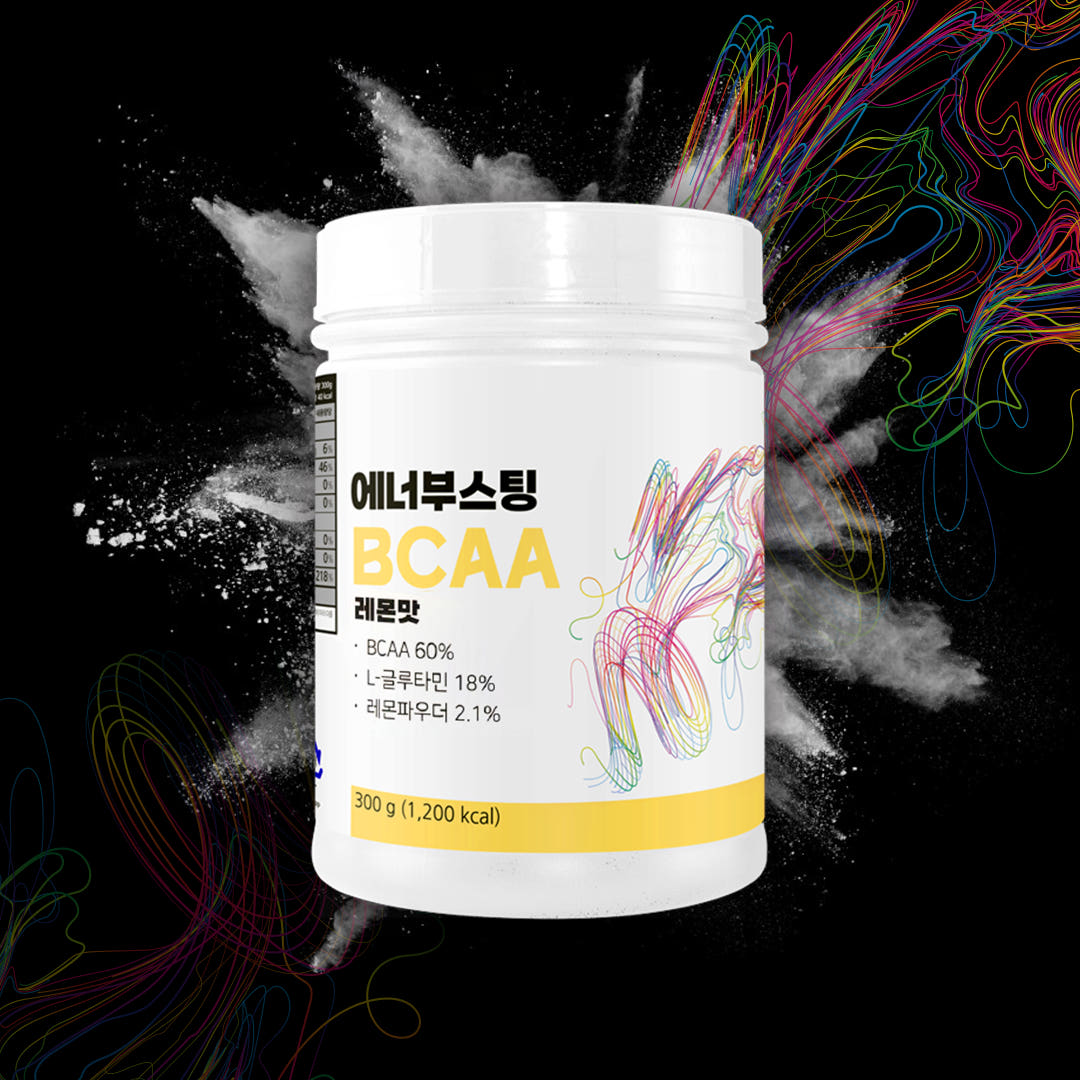 에너부스팅 BCAA 필수<b>아미노산</b> 운동전헬스부스터 레몬맛