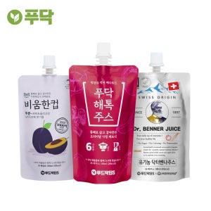 [푸닥 BEST 3종주스] 해톡+비움+벤나 100ml 30팩 한달 30일 CCA 클렌즈주스 푸드닥터