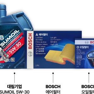 이젠오토 스토닉 썸오일 5W30 5.3L 보쉬 에어필터 순정필터 오일필터 O0098