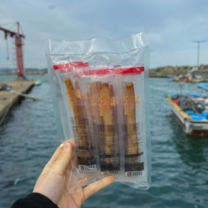 별별스쿱 별미 12개입 페스츄리오징어 스틱 개별포장 건어물 안주 영화관 버터구이 오징어 맛있어요