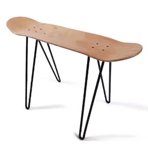 스케이트보드 테이블 사이드 캠핑 카페 삼겹살 탁자