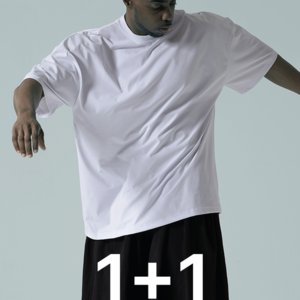 1+1 로픽스,에어로쿨 오버핏 반팔4col