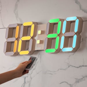 국산 루나리스 오로라 GPS 수신 LED 벽시계 54cm