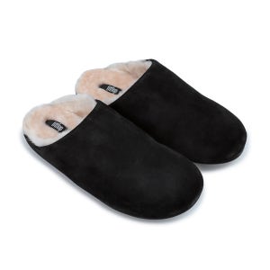 핏플랍 크리시 시어링 슬리퍼 블랙