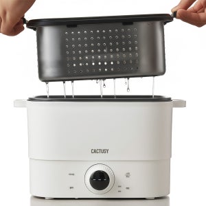 캑터시 스테인레스 채반 멀티쿠커 CY-MS0252WH 계란찜기 라면포트
