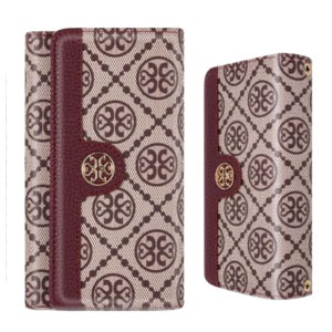 지갑 케이스 스트랩 핸드백 A730 버건디, 갤럭시A8플러스 2018