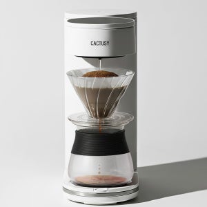 캑터시 자동회전 드립 커피머신 CY-CM3025WH 커피메이커