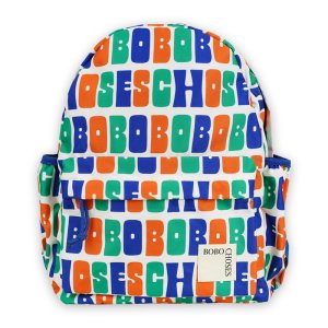 디몬트 보보쇼즈 키즈 멀티 컬러 로고 프린트 백팩(블루) B125AI041 991