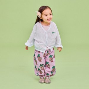 트로피컬브이넥가디건 아기가디건 여름 쿨소재 가벼운 외출복 SR0205