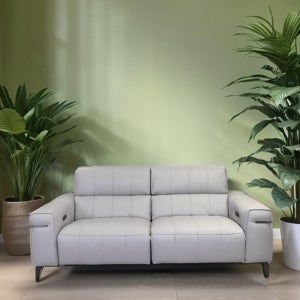 핸슨소파 바리 3인용 리클라이너 가죽 소파