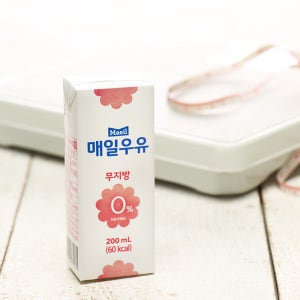 매일 멸균우유 무지방 0% 200ml 24팩