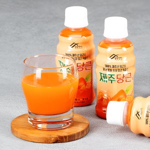 [CJ내일오네] 밀양한천 당근주스 제주 100% 착즙 당근, 180ml, 25개