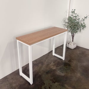 몽뜨가구 프랜 무늬목 바테이블 (36T) 1200X400x750 블랙다리