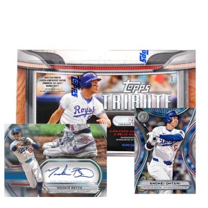 이정후 MLB 프로야구 스포츠카드 2024 Topps 트리뷰트 1박스 오타니 싸인 유니폼