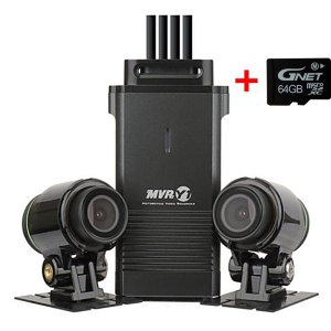 지넷 바이크 블랙박스 오토바이 2채널 MVR Y1+동글세트 본체 방수 FHD 32G
