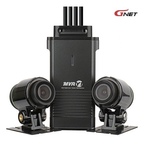 지넷 바이크 블랙박스 오토바이 2채널 MVR Y1+동글세트 본체 방수 FHD 32G