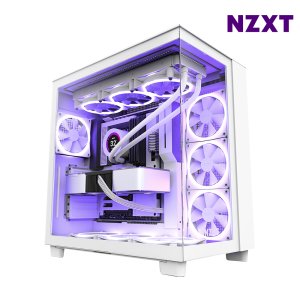 NZXT H9 FLOW 화이트 미들타워 PC케이스