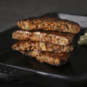 직화 그릴 떡갈비 160g X 4팩(8장) 냉동 햄버거 패티 미니 함박 스테이크 간식