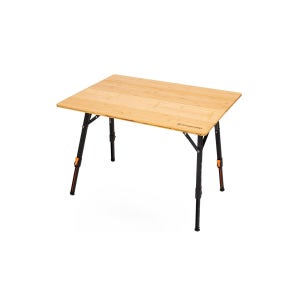 킹캠프 대나무 컴팩트 테이블 캠핑 피크닉 폴딩 높이조절 KC2405 BAMBOO P8060