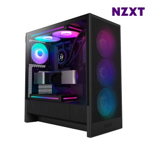 NZXT H5 FLOW V2 RGB 블랙 미들타워 PC케이스