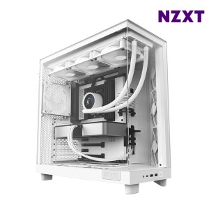 NZXT H6 FLOW 화이트 미들타워 PC케이스