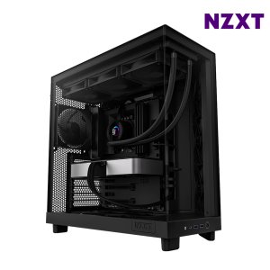NZXT H6 FLOW 블랙 미들타워 PC케이스