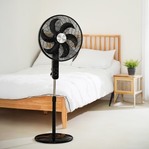 HAAN 강력한바람 6엽 50cm 저소음 키높이선풍기 리모컨형/공업용 업소용 사무실 가정용선풍기