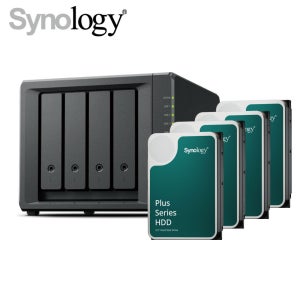 시놀로지 나스 DS925+ 4베이 32TB(HAT3320-8TBx4) 하드포함 레이드구성 지원