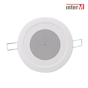 인터엠 아파트 스피커 타공115 원형1W KS 매입형 천장 실링 매립 방송 CS301FC