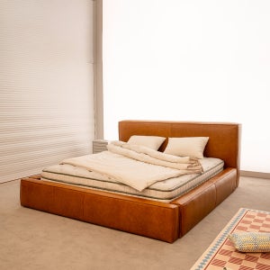 PH TECH 994 가죽 침대 프레임 추천 신혼부부 모던 저상형헤드리스로우베드 리빙디바니 저상형 패밀리침대