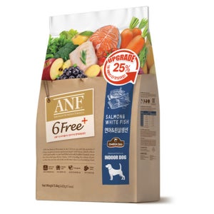 ANF 식스프리플러스 인도어 독 연어 흰살생선, 5.6kg, 1개