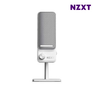 NZXT CAPSULE ELITE 화이트 USB 방송용 스탠드 마이크