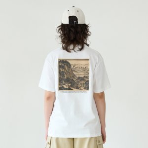 마운틴 티셔츠 White