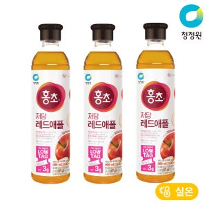 청정원 저당 홍초 레드애플 900ml 외 1종 총3개